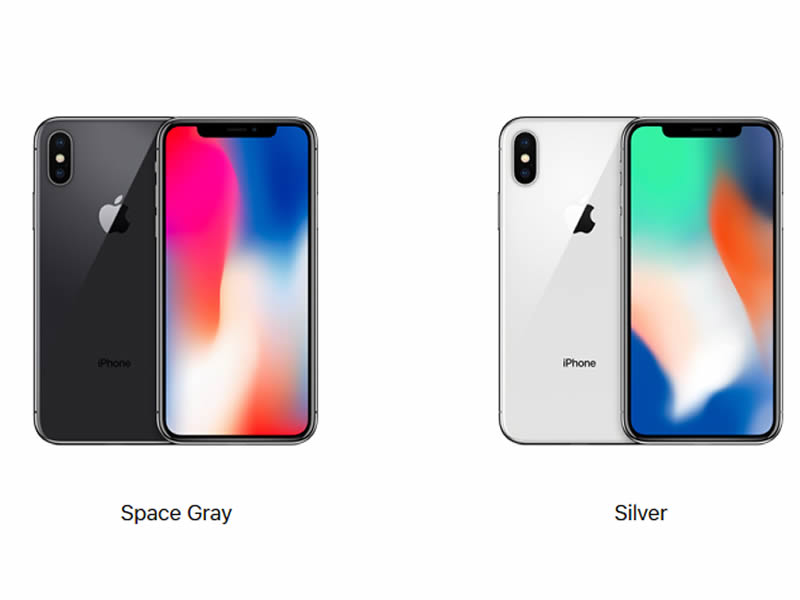 Iphone X colours