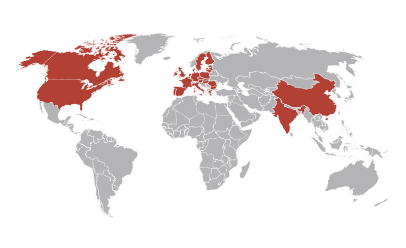 OnePLus 5T avaibility map