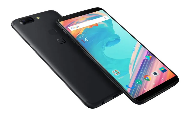 OnePLus 5T front and back