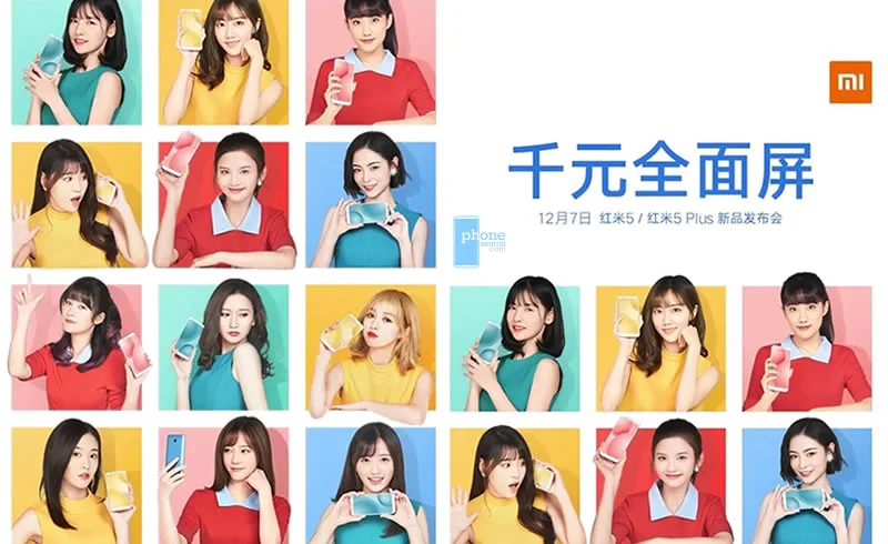 Redmi 5 launch poster