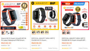 lazada amazfit bip